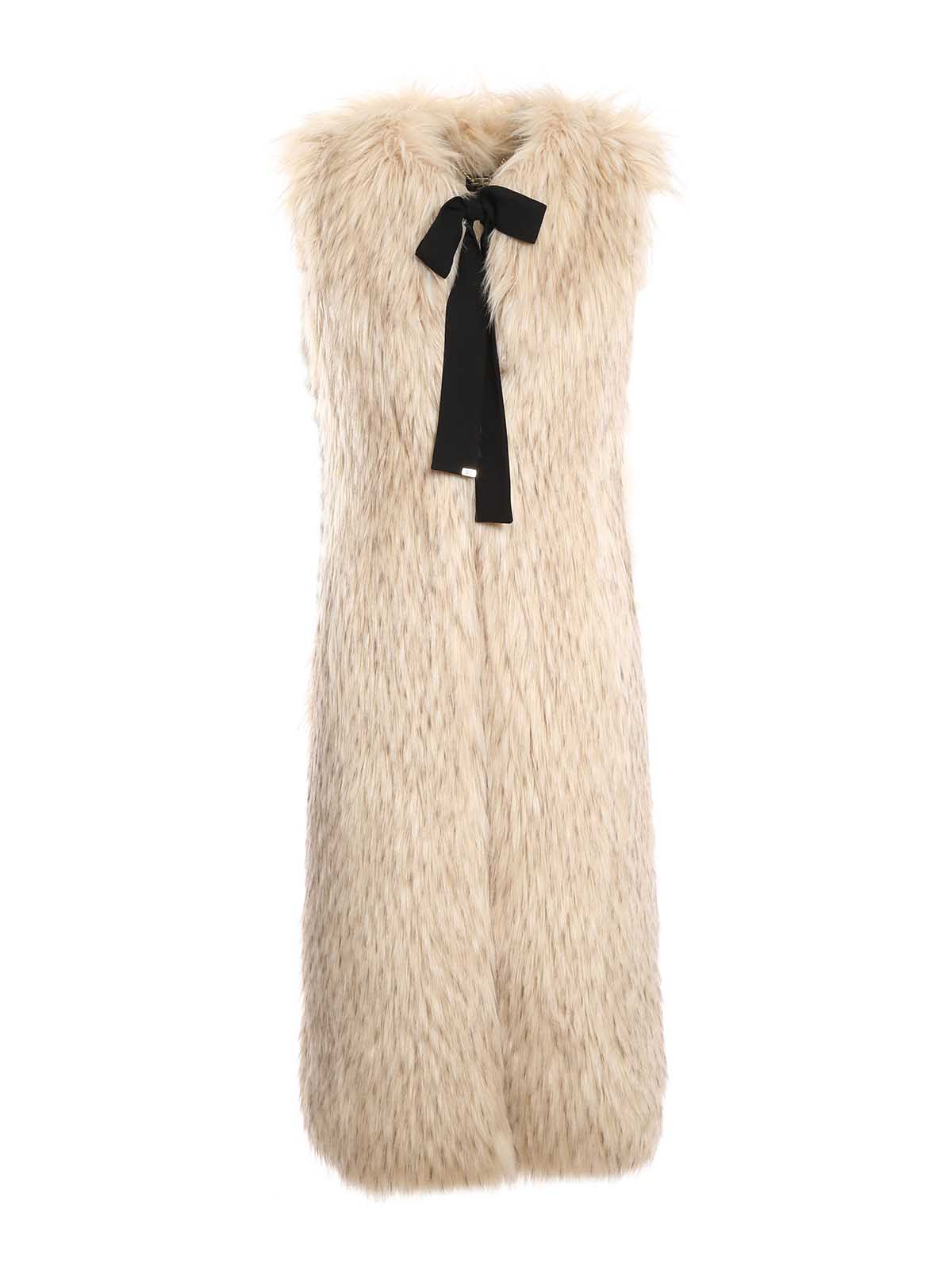 Il Salvagente Elisabetta Franchi Gilet pelliccia donna